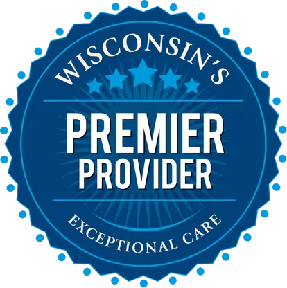 Wisconsin premier provider badge